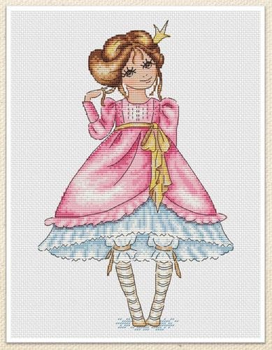Rose Princess cross stitch chart by Artmishka Cross Stitch